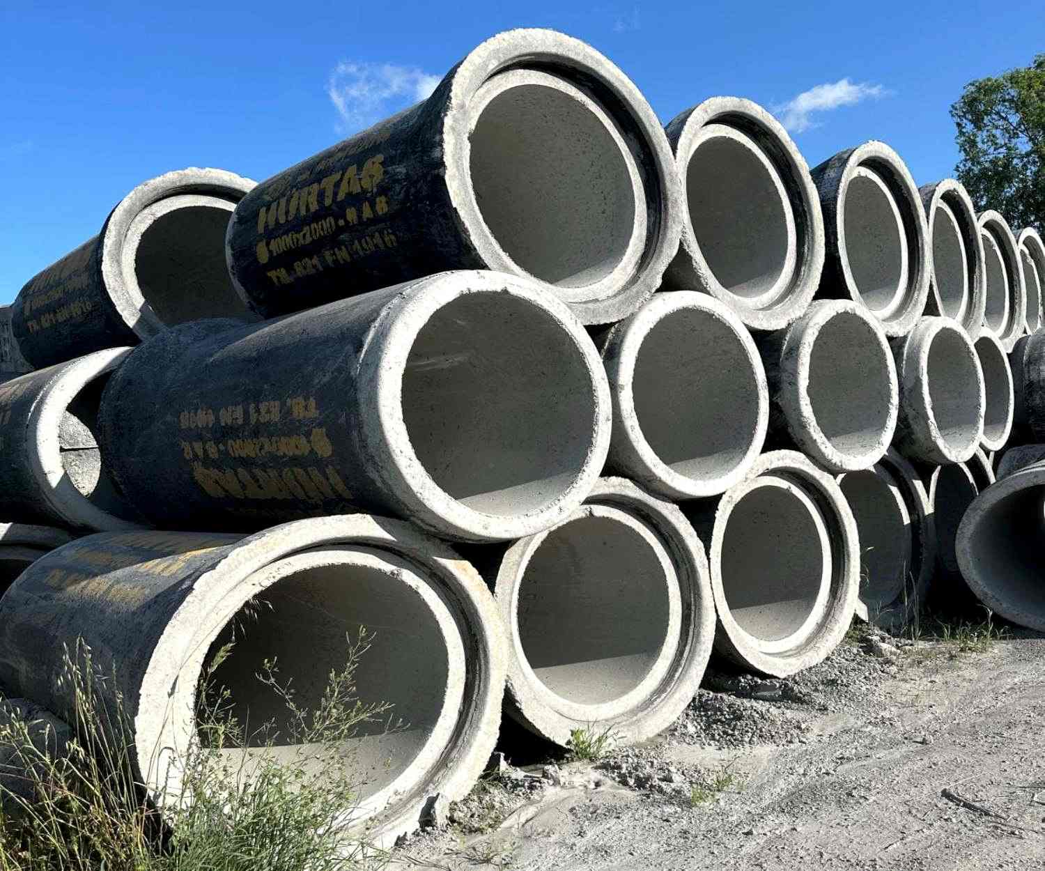 800 lük beton boru- büz