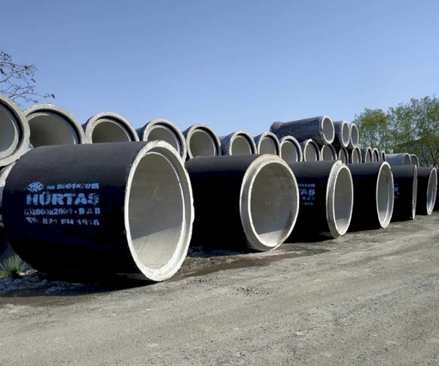 2000mm betonarme boru